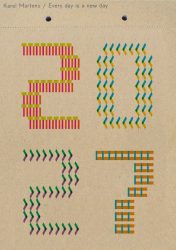 Karel Martens - Calendar 2027 / Every day is a new day Karel Martens - Calendar 2027 / Every day is a new day
