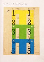 Karel Martens - Cloakroom Tickets (1-250) Karel Martens - Cloakroom Tickets (1-250)